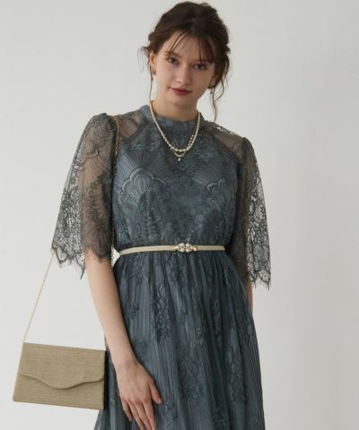 アンティーク刺繍レースワンピースのドレス|Dorry Doll