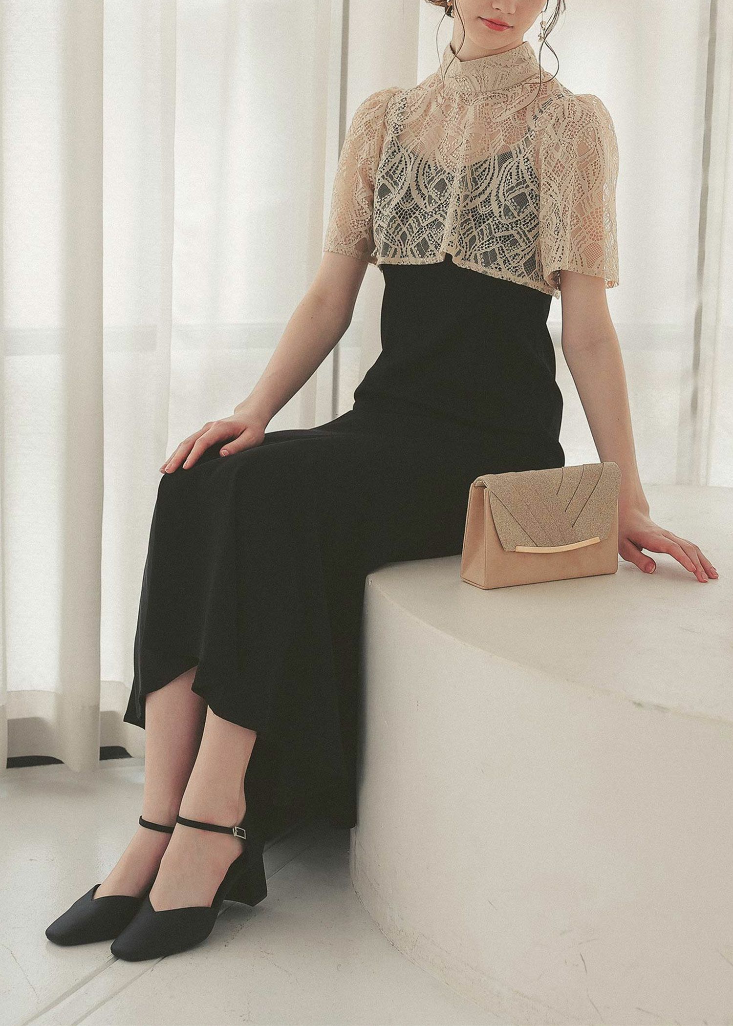 3wayレースボレロ&マーメイドキャミドレス|DorryDoll 