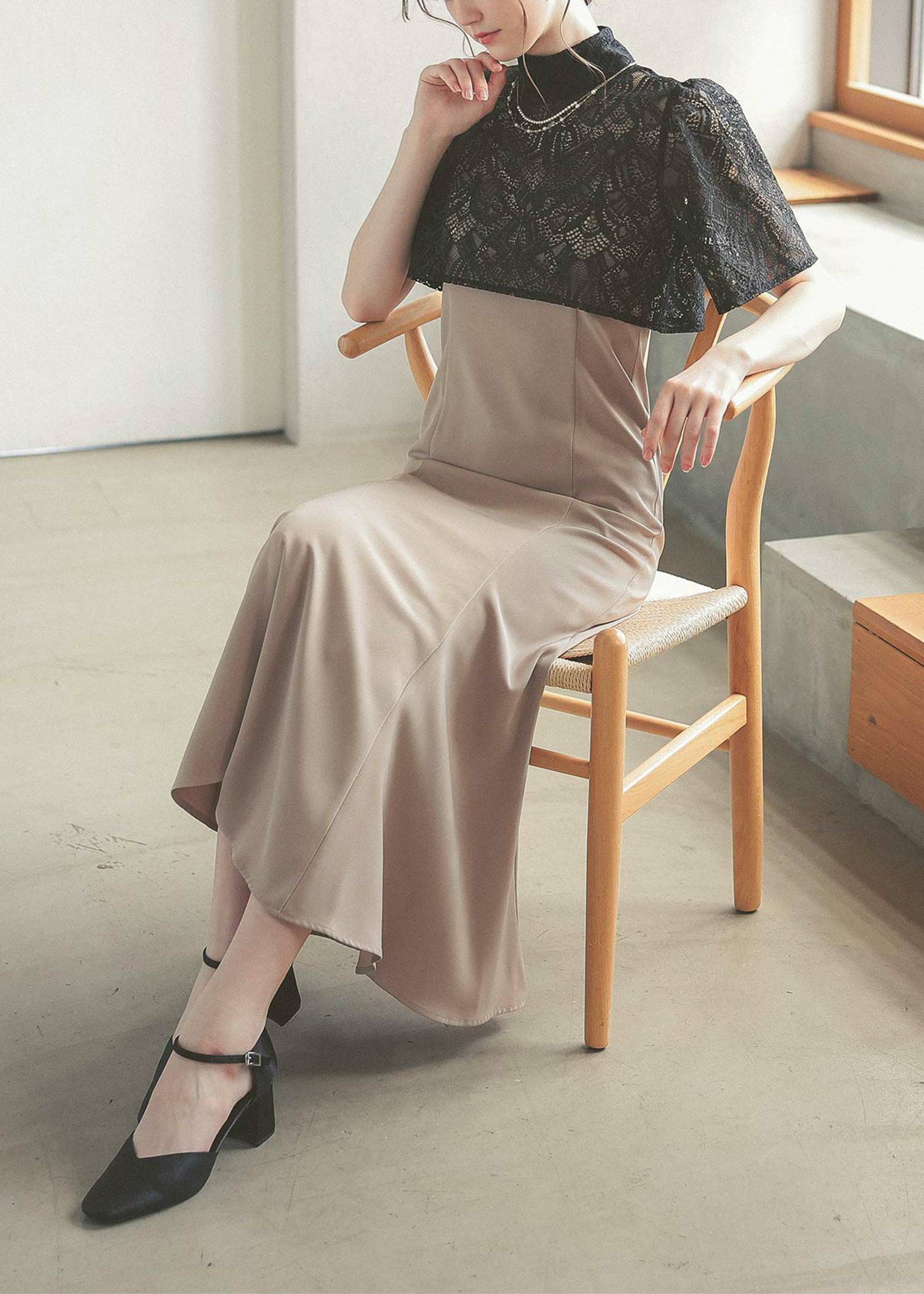 3wayレースボレロ マーメイドキャミドレスのドレス Dorry Doll