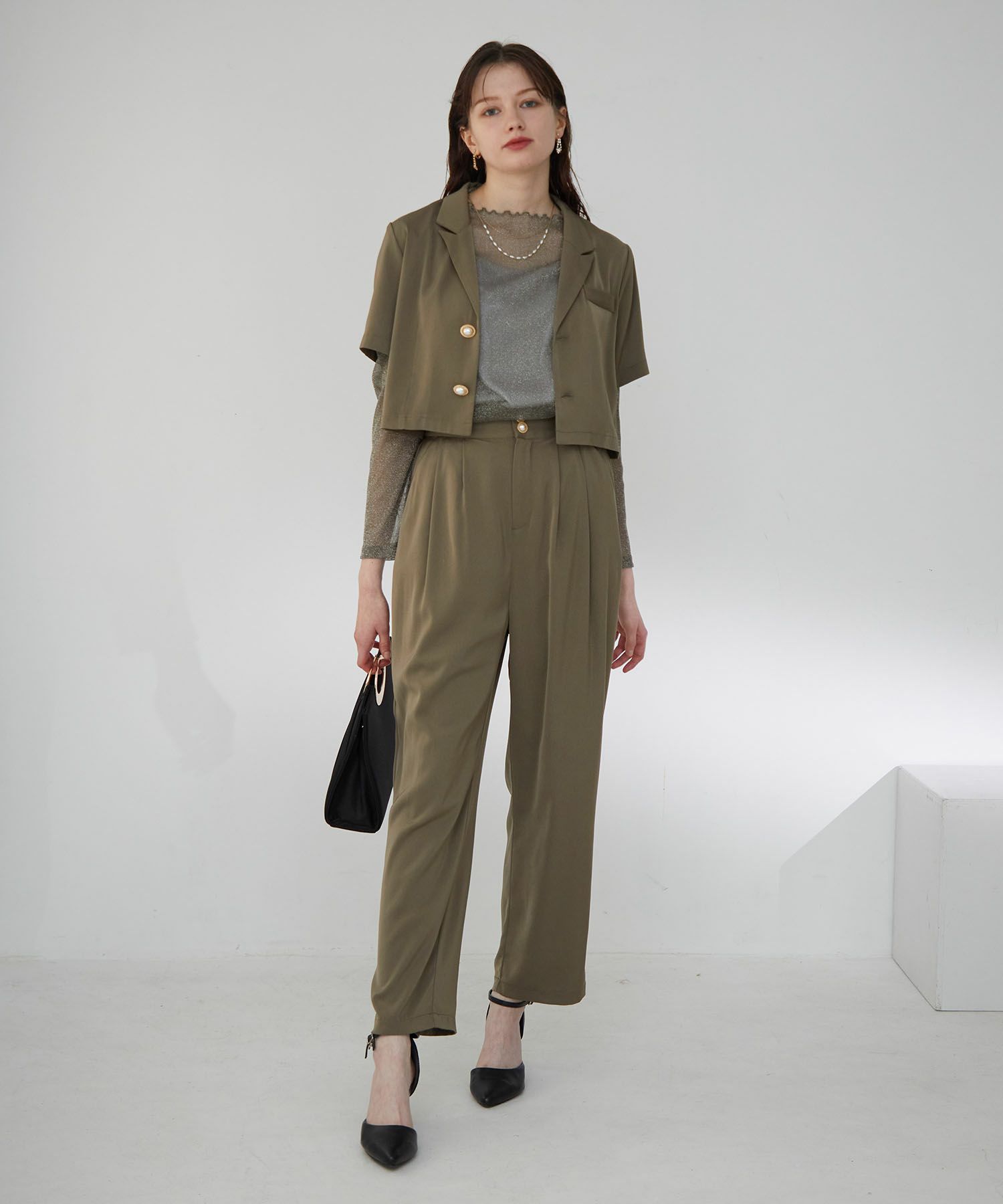 3 pieces ジャケット＆パンツ セットアップドレス|DorryDoll 