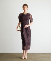 コクーンスリーブレースタイトドレスのドレス|Dorry Doll / LE'RURE