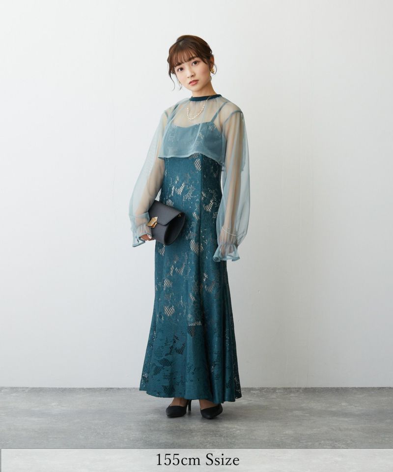 シフォンブラウスセットメニ―ウェイドレスのドレス|Dorry Doll / LE 