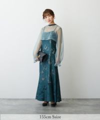 シフォンブラウスセットメニ―ウェイドレスのドレス|Dorry Doll / LE'RURE