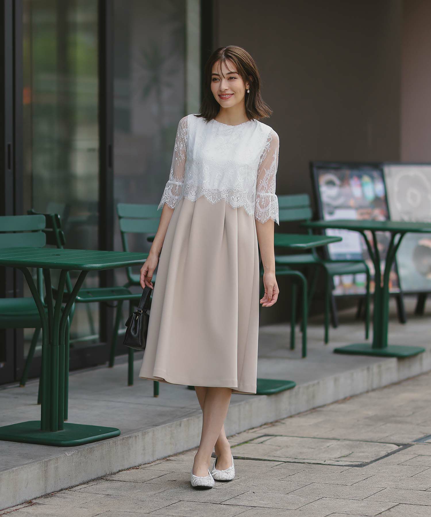 レースワンピース&ジャケットセットセレモニースーツのドレス|Dorry  