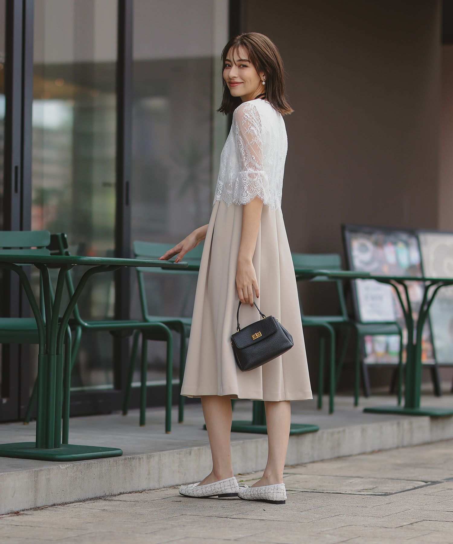 レースワンピース&ジャケットセットセレモニースーツのドレス|Dorry  