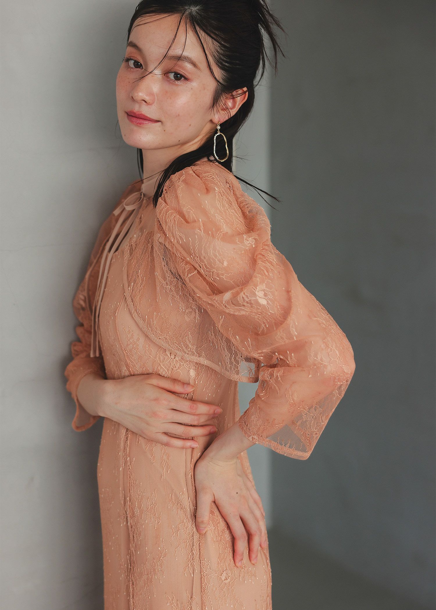 ボレロレイヤードレースドレス|DorryDoll