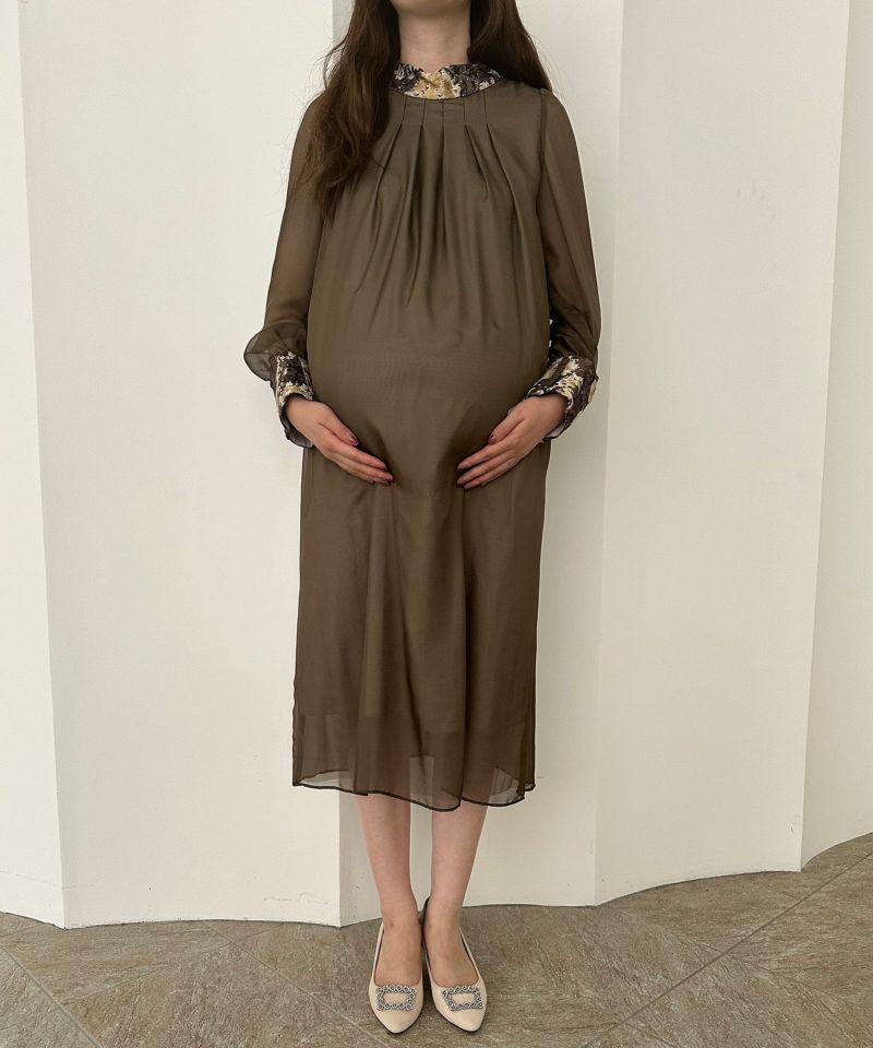 ジャガードデザインシアードレスのドレス|Dorry Doll