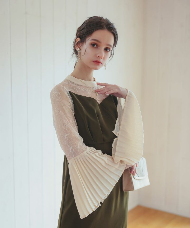 ベルスリーブ×Iラインドレスのドレス|Dorry Doll