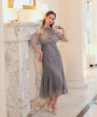 ラメチュールオフショルデザインドレスのドレス|Dorry Doll / LE'RURE