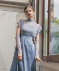 シャイニーアームセットドレスのドレス|Dorry Doll