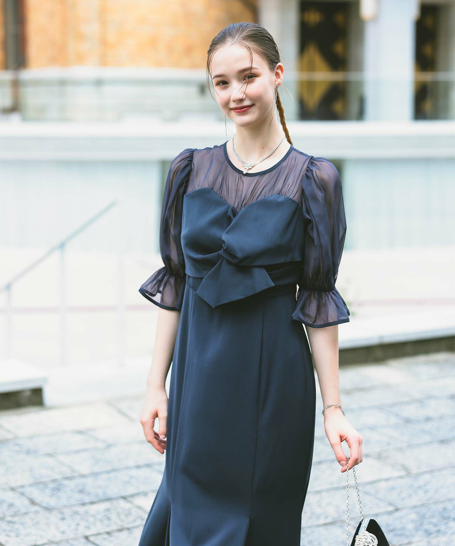 ツイストデザインドレス|DorryDoll 