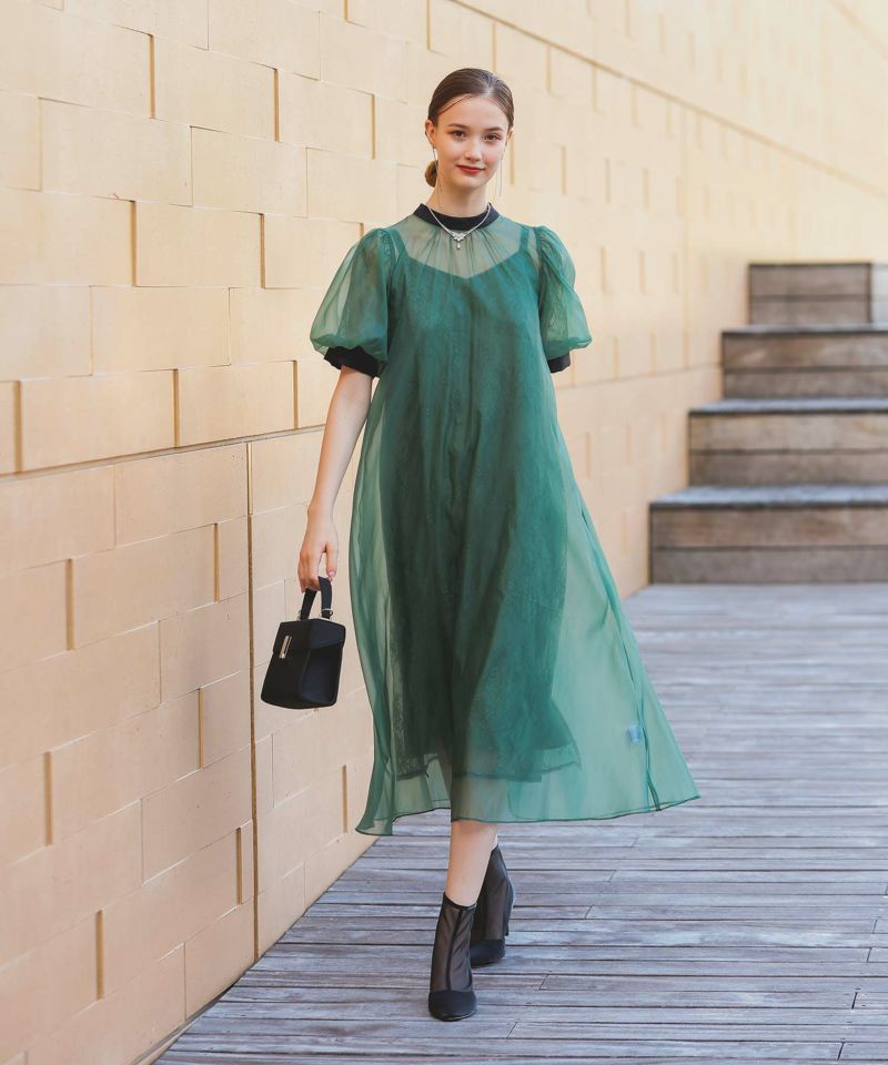 Aラインシアードレスのドレス|Dorry Doll