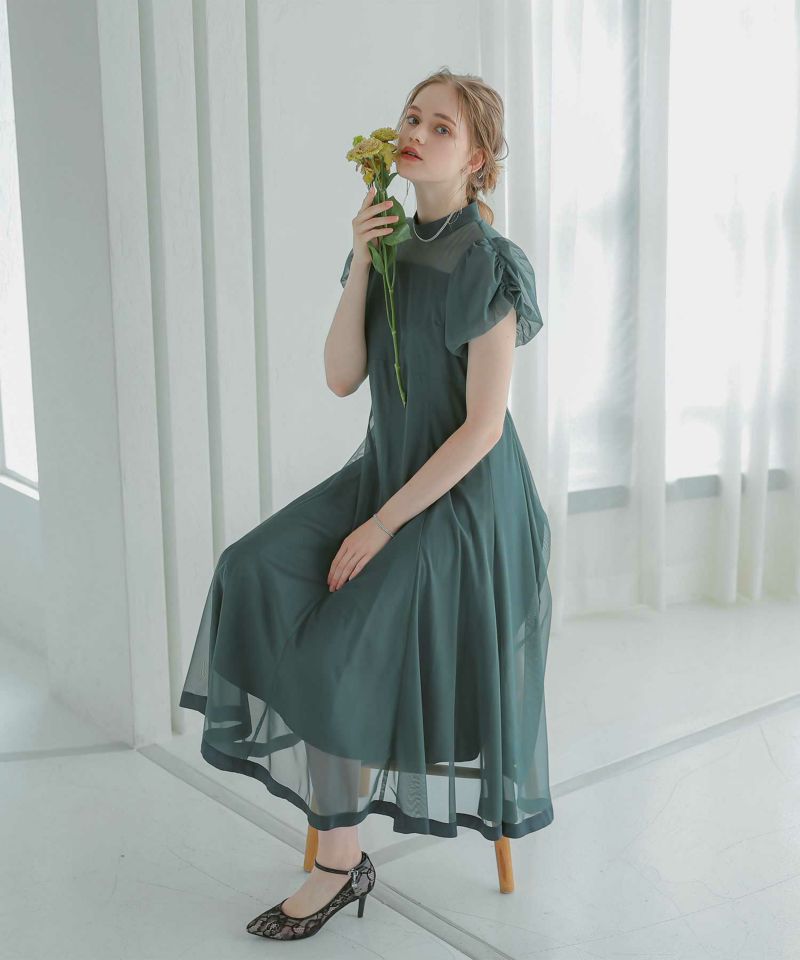 エアリーパフスリーブドレスのドレス|Dorry Doll