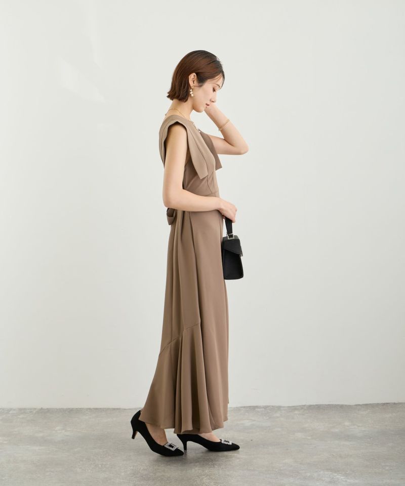 パネルスリーブシンプルドレス|DorryDoll パネルスリーブシンプルドレス|DorryDoll