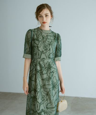 ブラウスセットフラワーレースドレスのドレス|Dorry Doll / LE'RURE