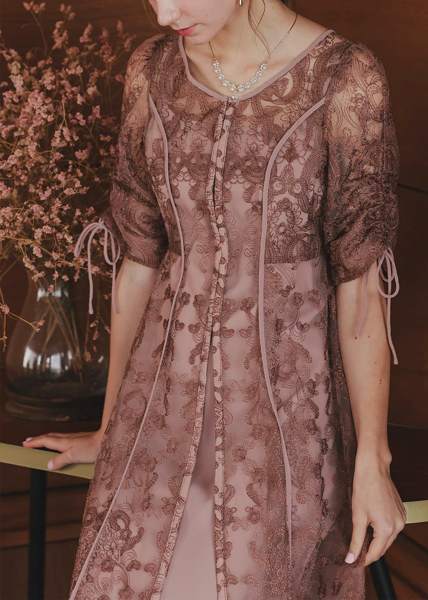 エンブロイダリーレイヤードドレス|Dorry Doll 