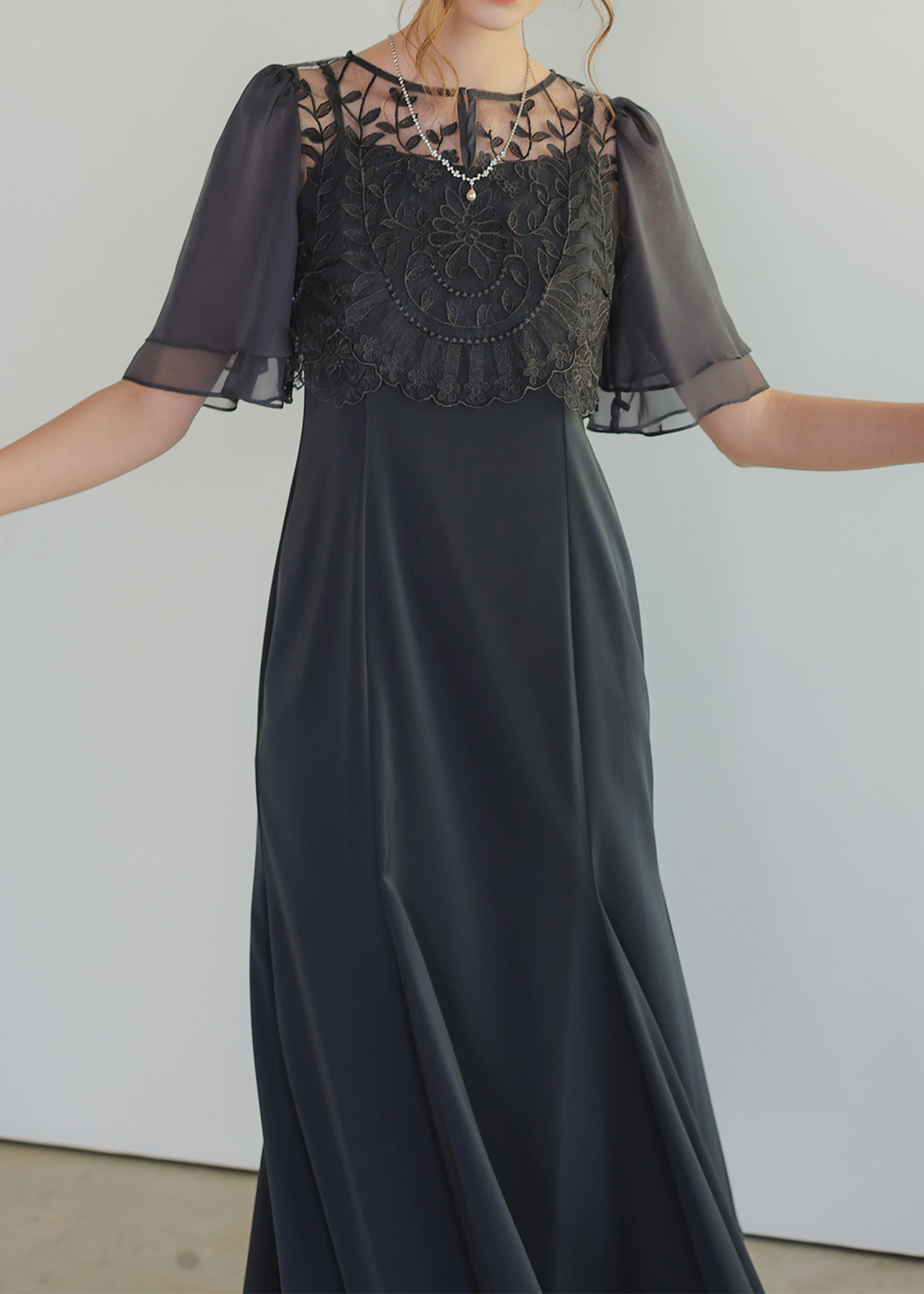 リーフブラウスマーメイドドレス|DorryDoll 