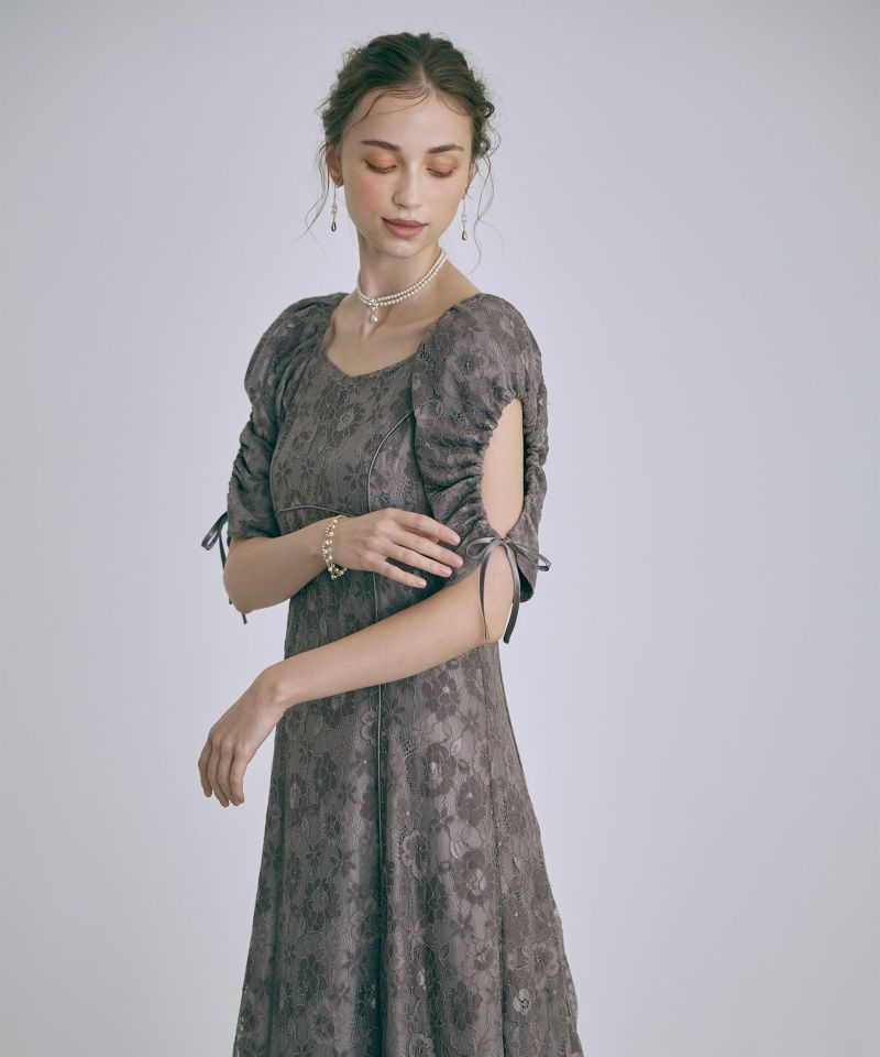 カットアウトスリーブドレスのドレス|Dorry Doll