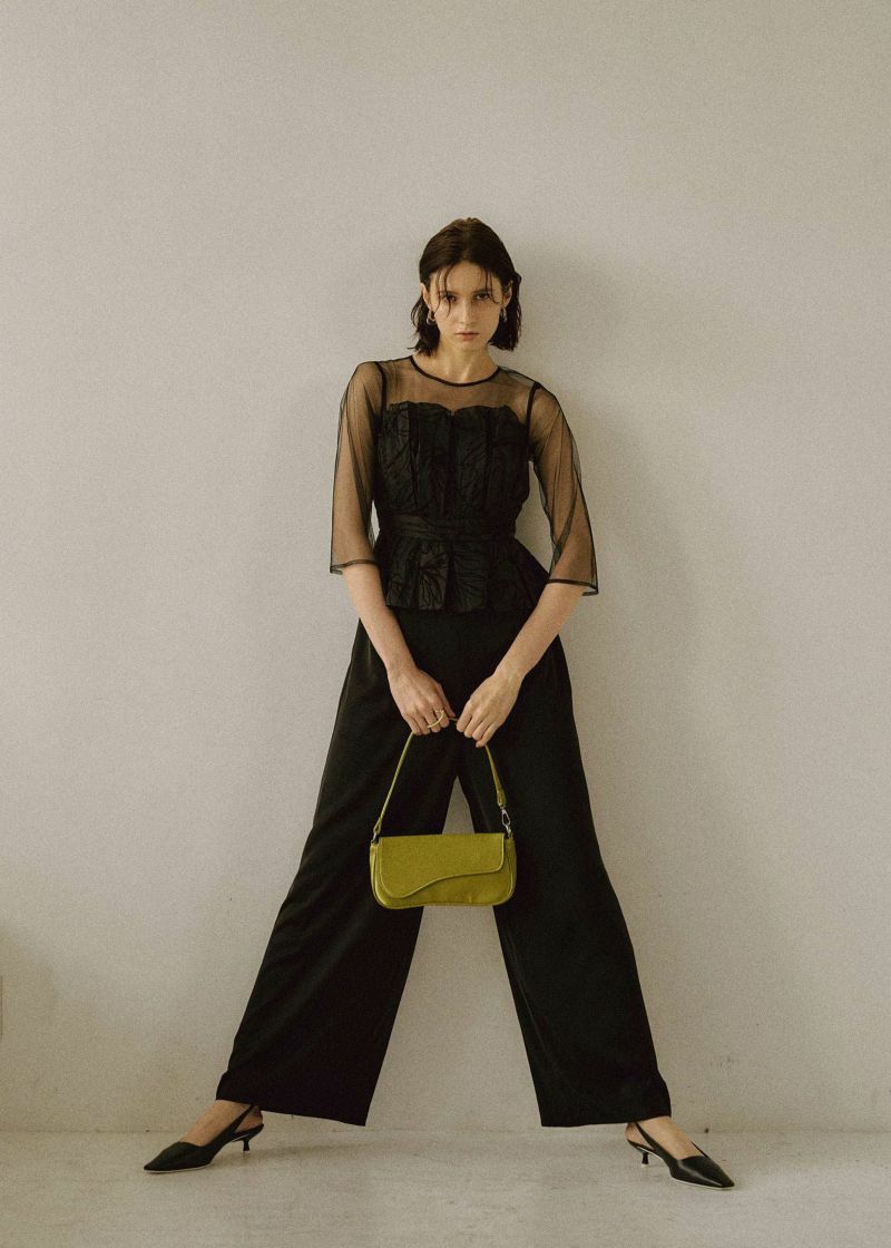 Flourish wide pants dress｜LE