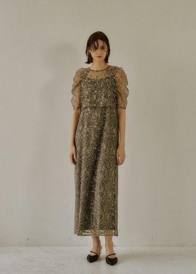  Whole race layered dress
