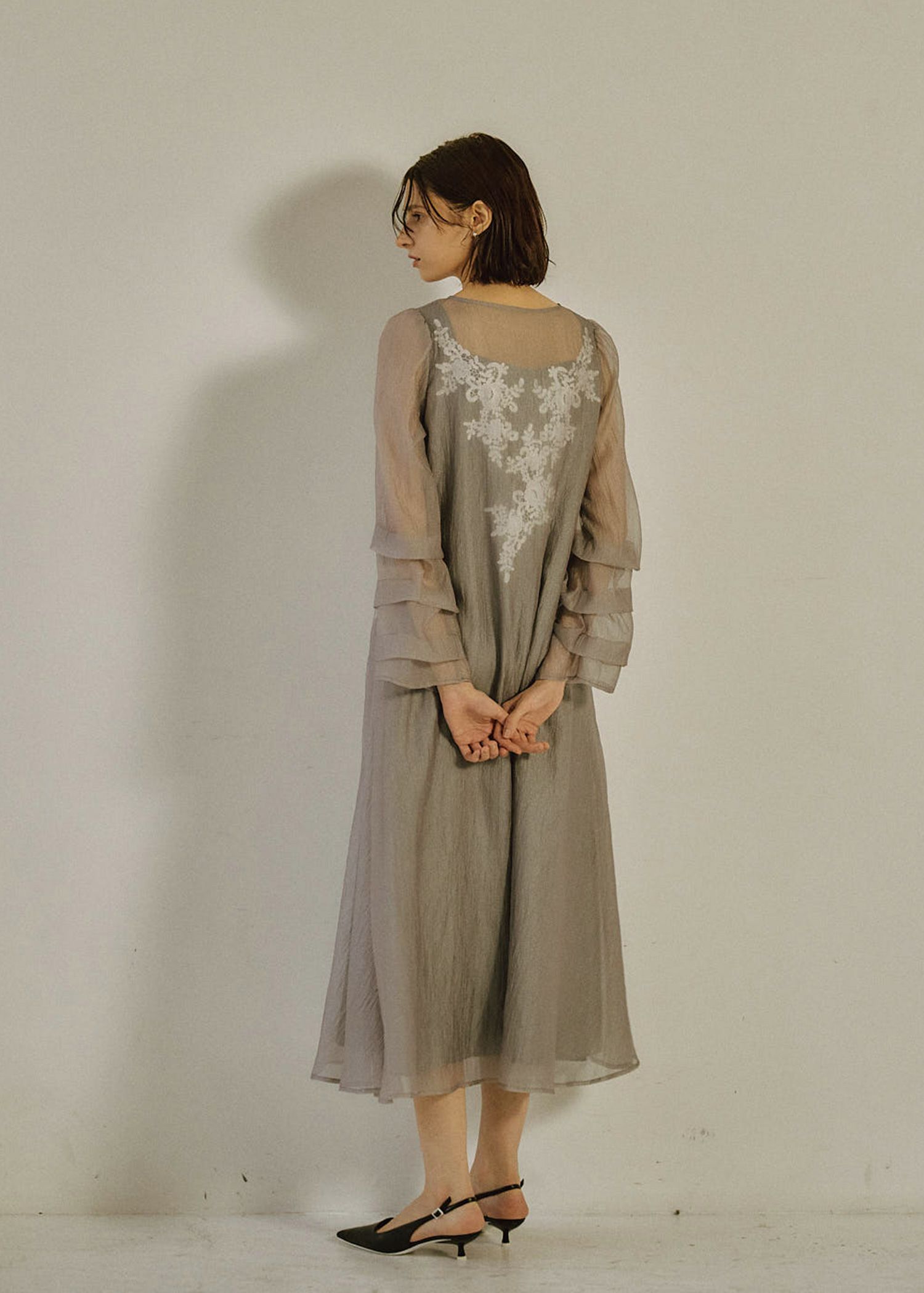 ♪のりちゃん♪様専用 vingt・deux Aラインワンピース （Sheer A-line 