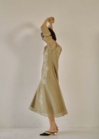Sheer A-line onepiece｜LE