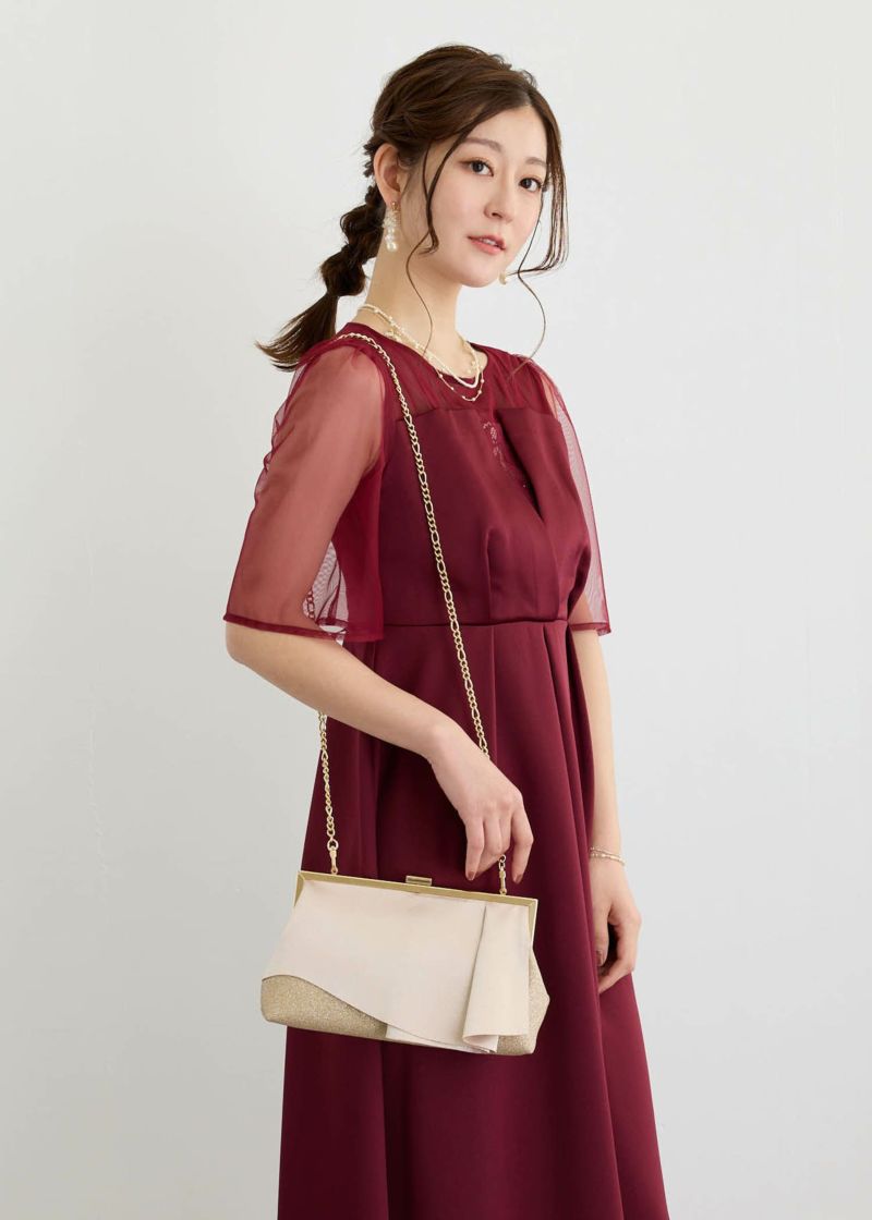 シャイニータッククラッチバッグ|Dorry Doll シャイニータッククラッチバッグ|Dorry Doll