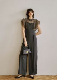開店祝い Frilled highwaist wide pants|LE'RURE スーツ・フォーマル・ドレス