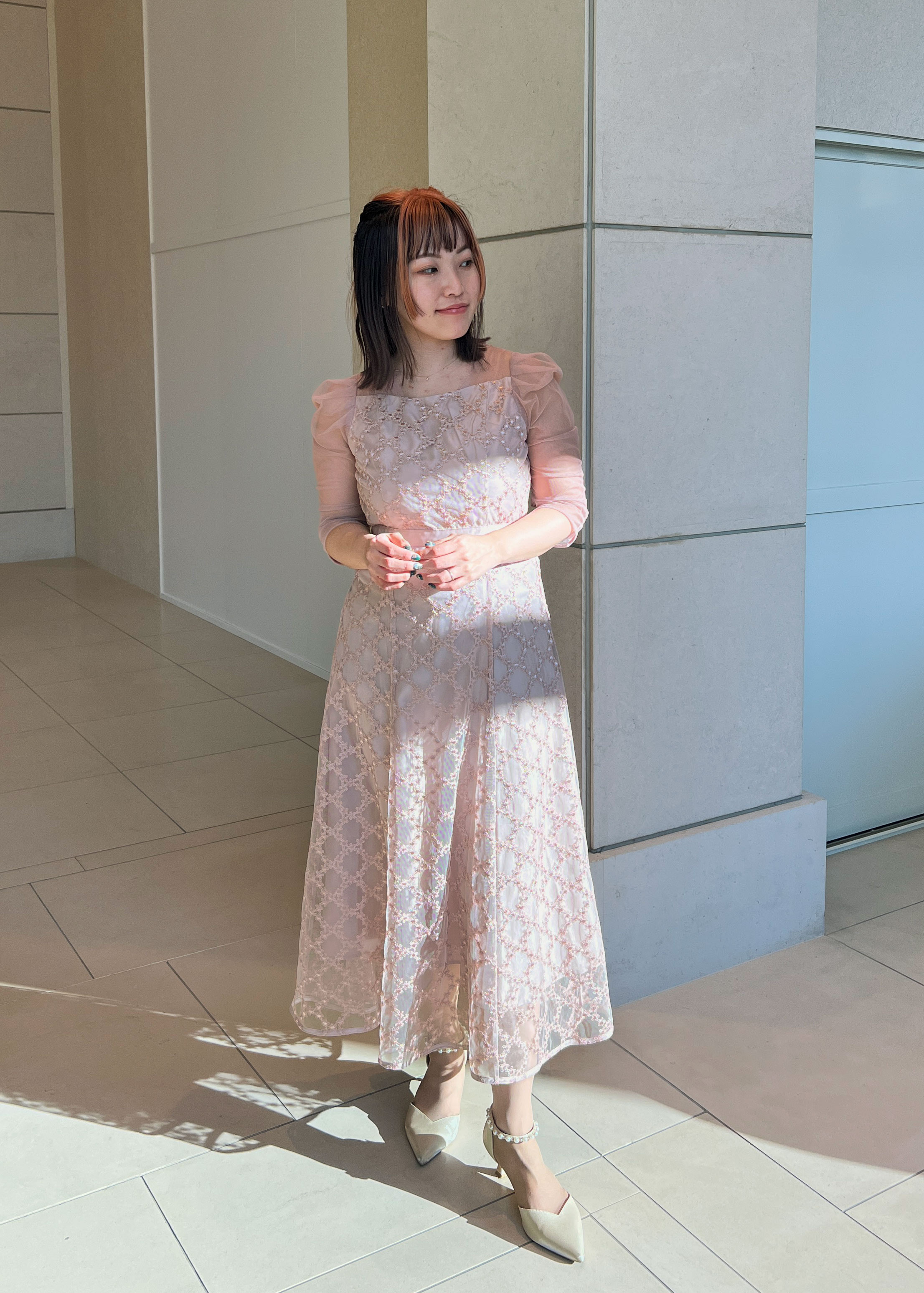 ダイヤフラワーレースドレス|DorryDoll