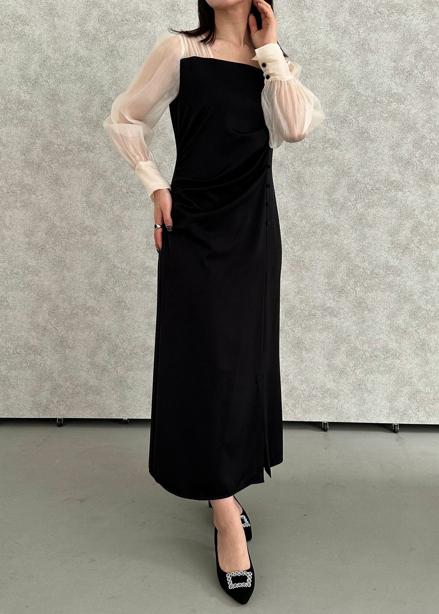 ドレープIラインドレス｜DorryDoll 