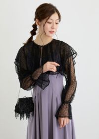AMAIL レースボレロ AMAIL（アマイル）の「Lace bolero（シャツ/ブラウス）」 - WEAR