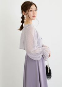Dorry Doll パーティードレス ファーボレロ38 Mサイズ アイス