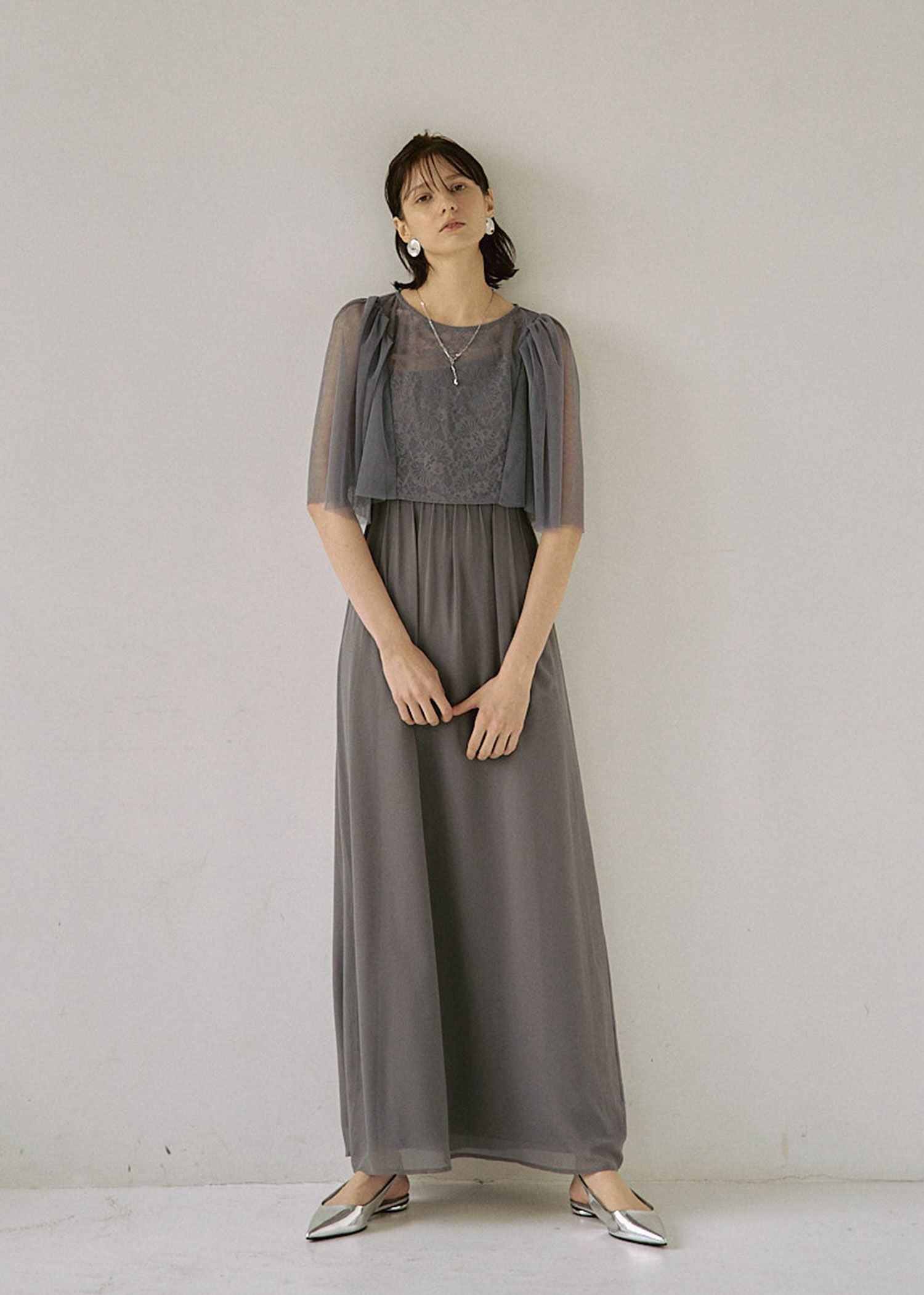 2way puff tulle dress|LE 