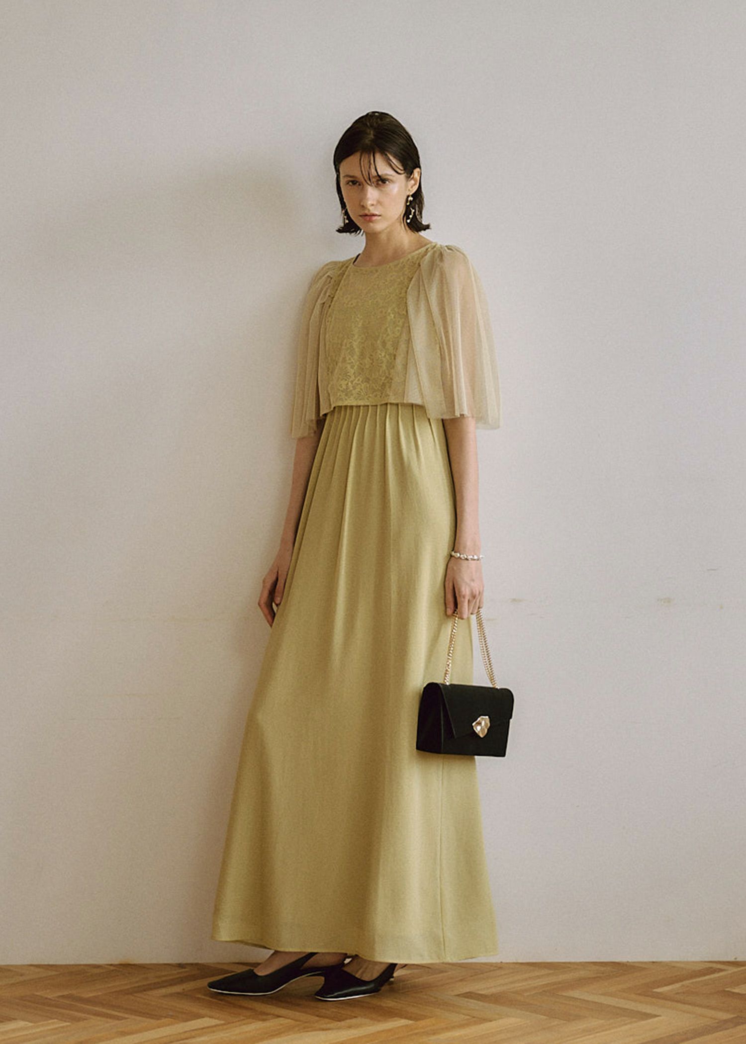 2way puff tulle dress|LE