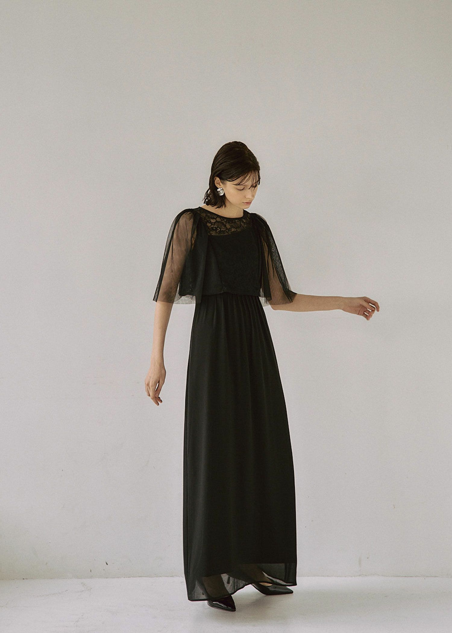 2way puff tulle dress|LE 