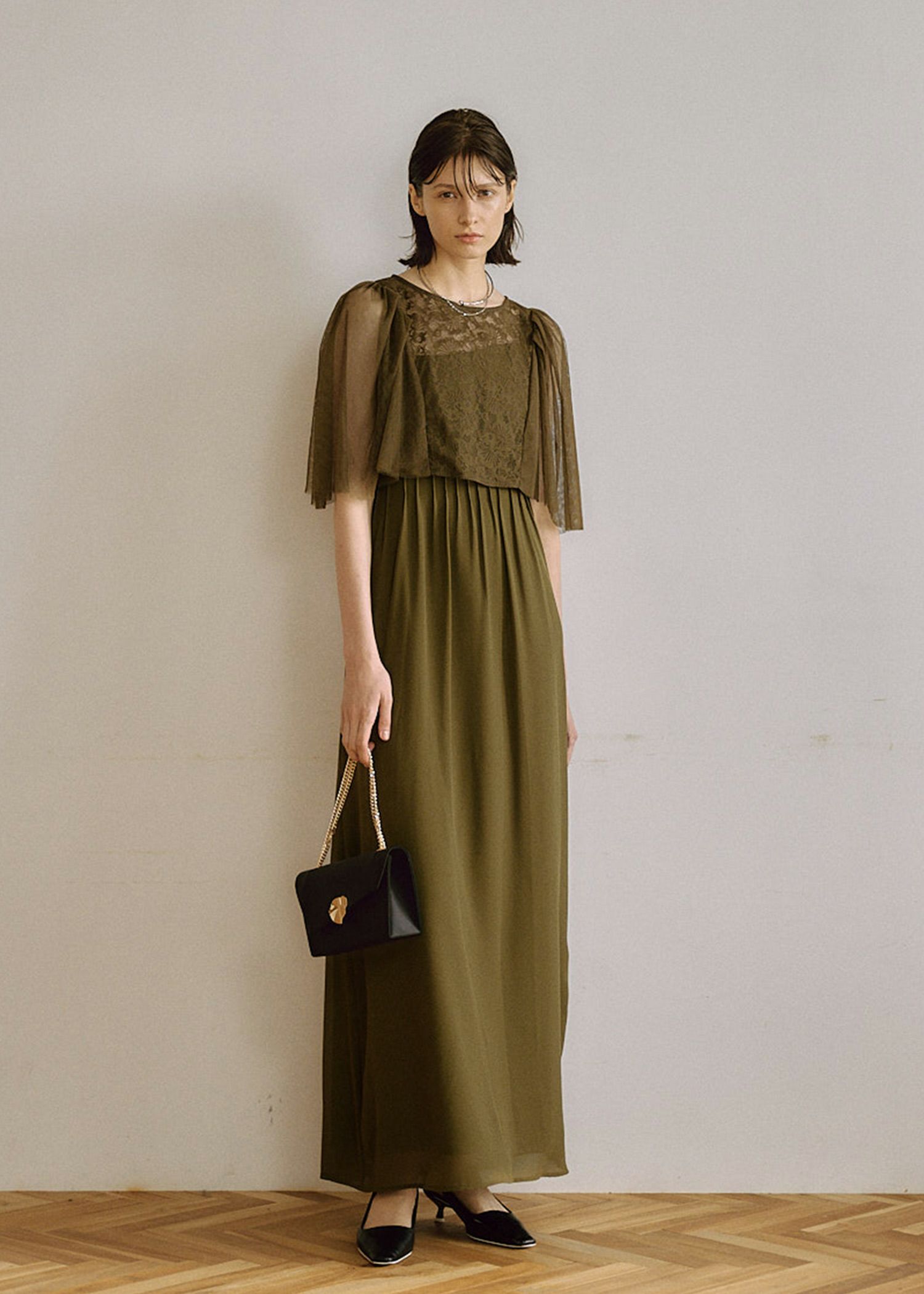 2way puff tulle dress|LE