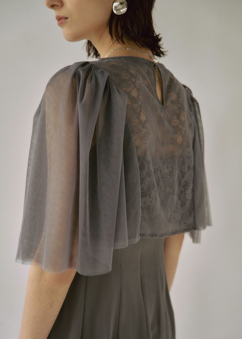 2way puff tulle dress|LE'RURE