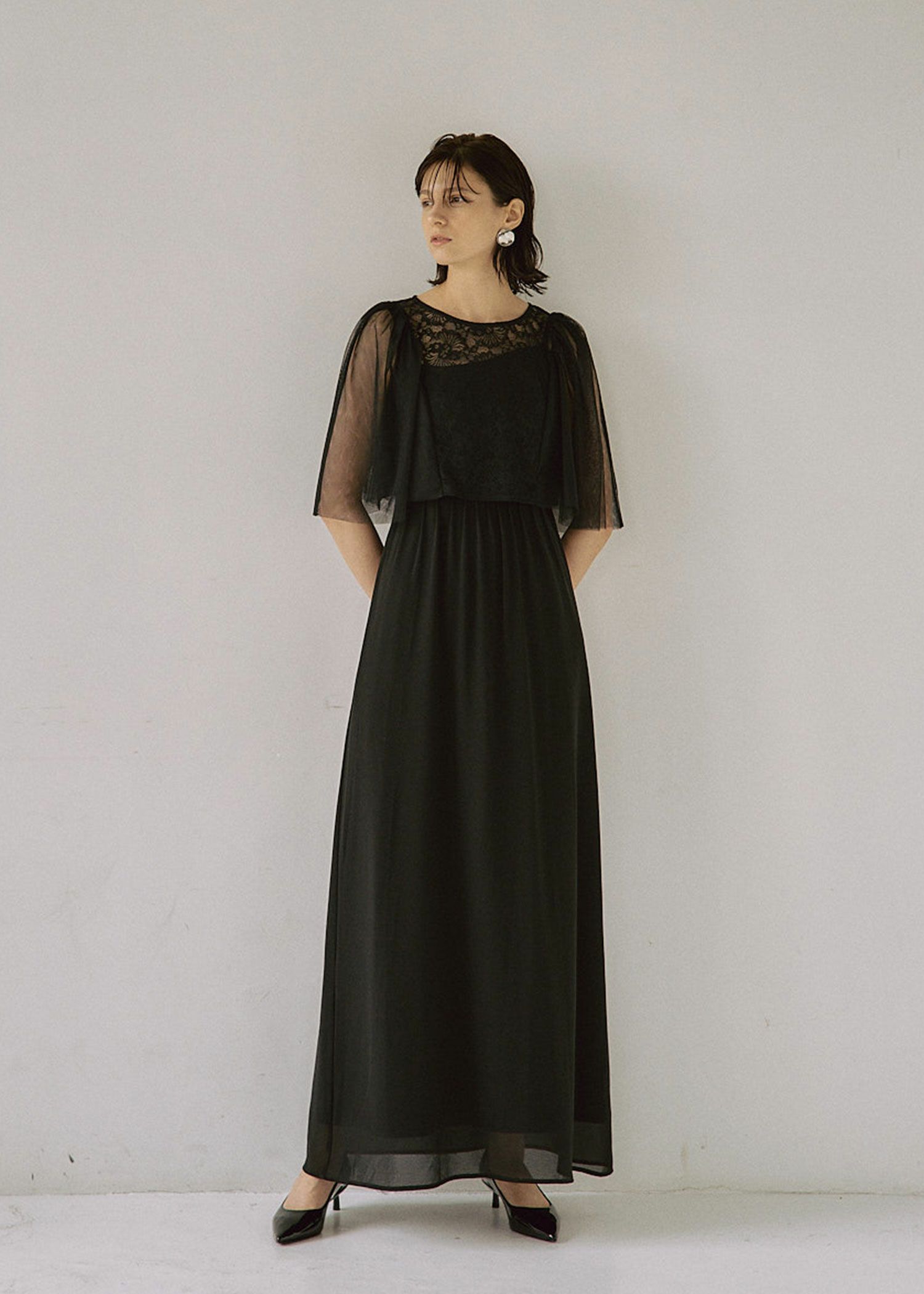 2way puff tulle dress|LE 