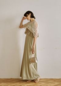 Ruffle tulle airy dressのドレス|Dorry Doll / LE'RURE