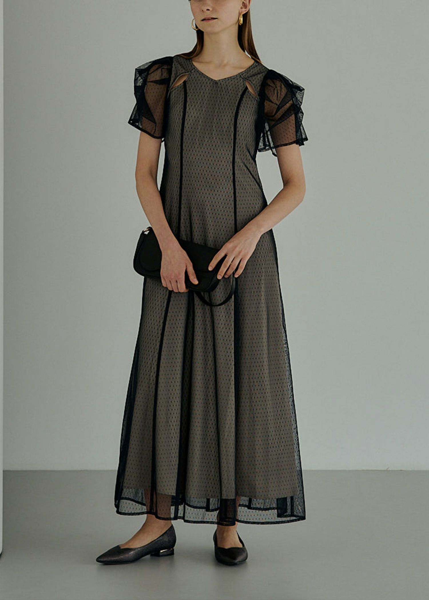 Particulard dots flare dressのドレス|Dorry Doll / LE 