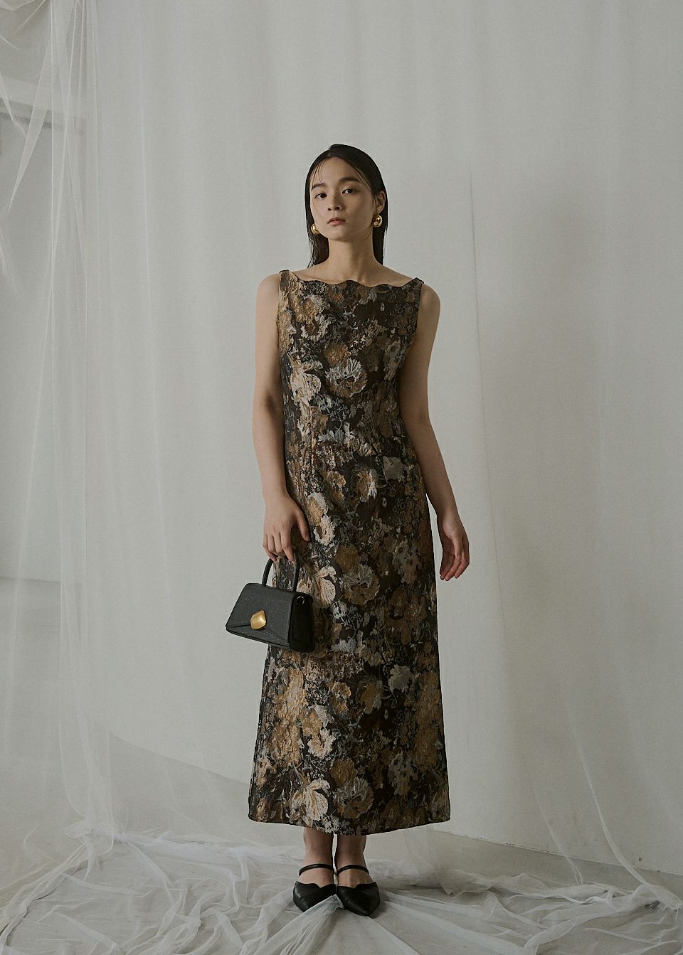 Wandering jacquard dressのドレス|Dorry Doll / LE