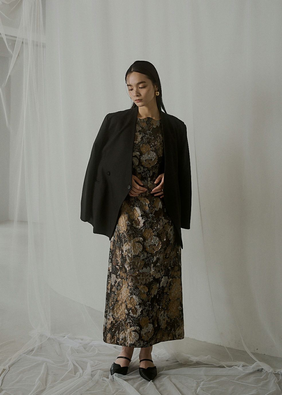 Wandering jacquard dressのドレス|Dorry Doll / LE