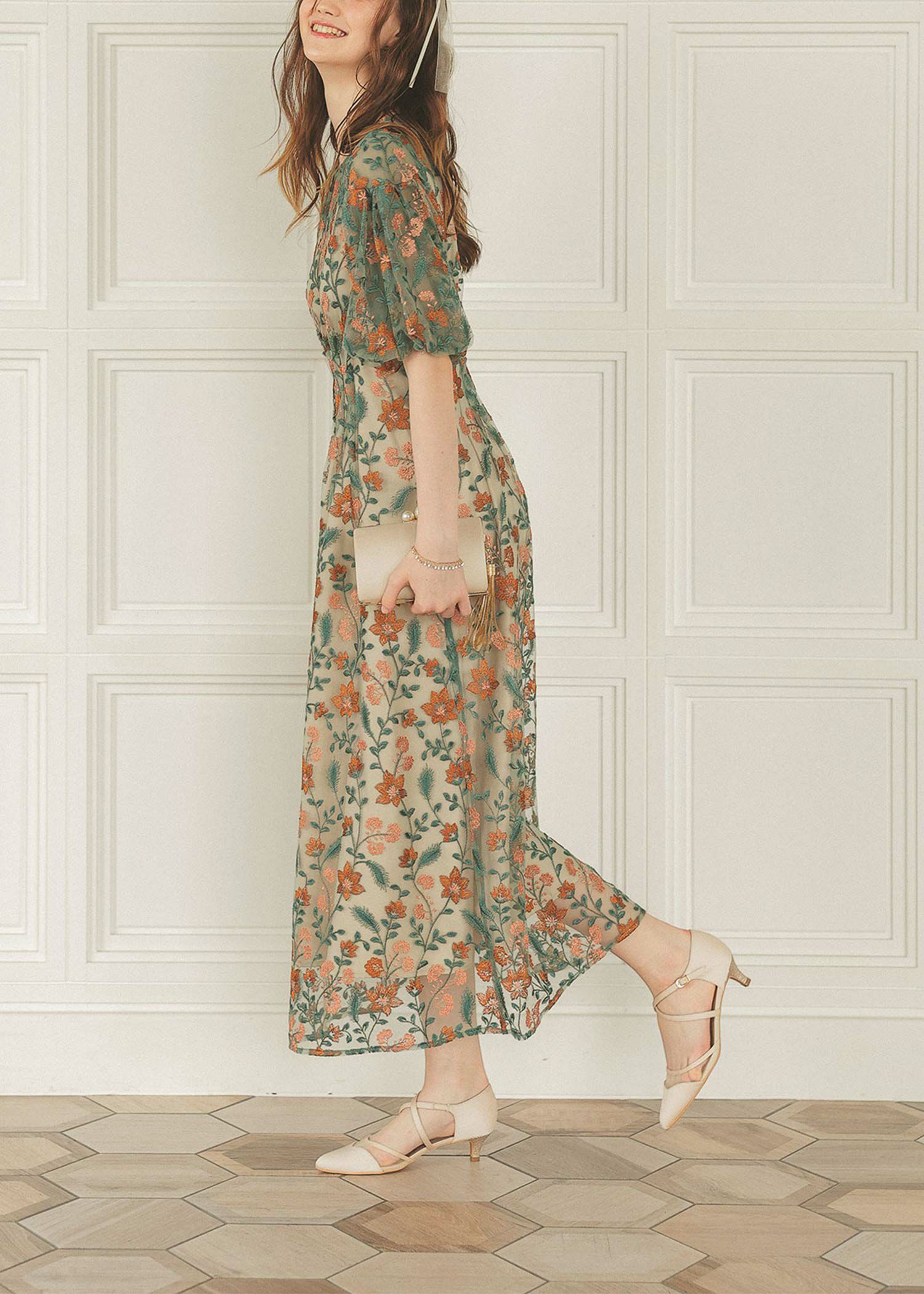 ブルーミーフラワードレス｜DorryDoll 