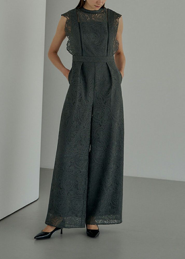 LE’RURE パーティドレス パンツドレス 定価19,800円 Paisley lace pants dressのドレス|Dorry Doll / LE'RURE