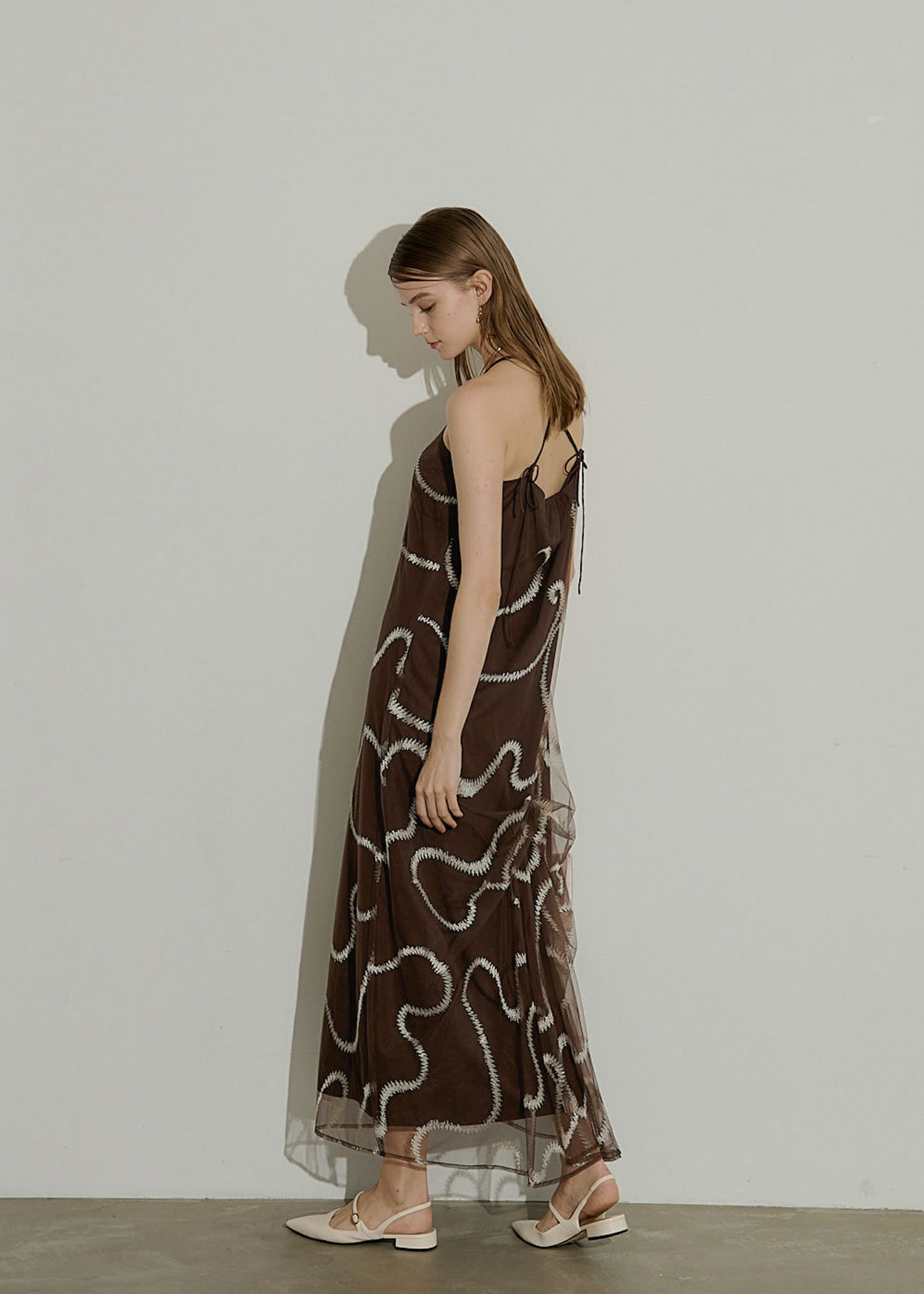 Grafitti back drape cami dressのドレス|Dorry Doll / LE 