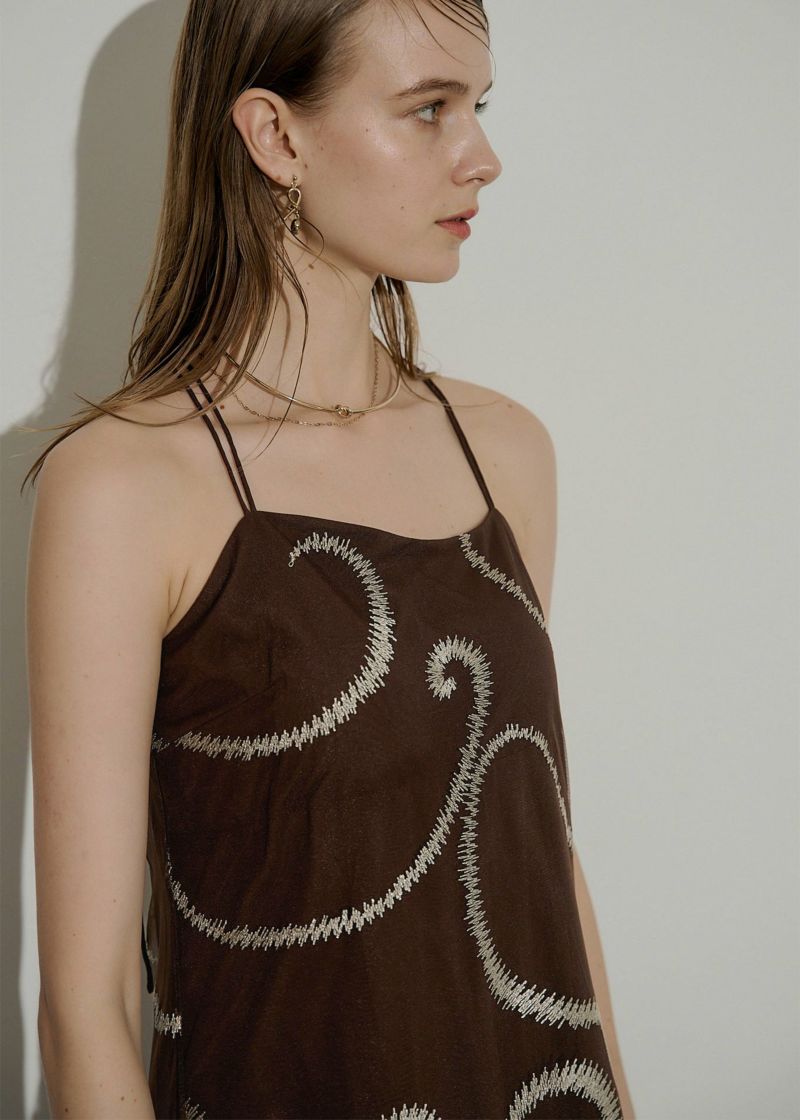 Grafitti back drape cami dressのドレス|Dorry Doll / LE'RURE