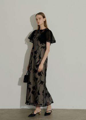 Wavy frill bustier stripe dressのドレス|Dorry Doll / LE'RURE
