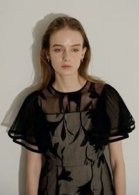 【美品】LE’RURE リルアー フラワードレス M Dorry Doll Circurar sleeve flower dressのドレス|Dorry Doll / LE'RURE