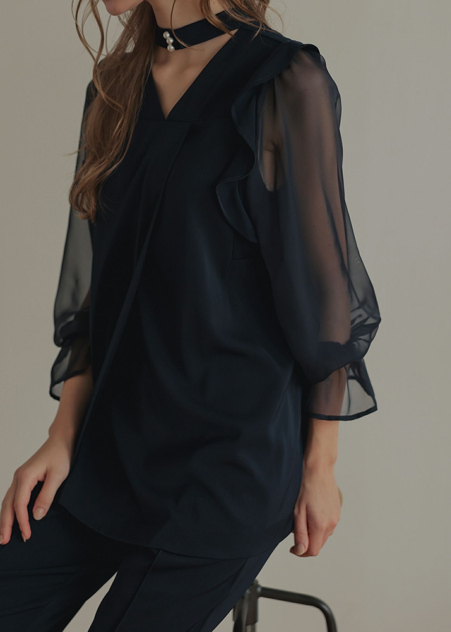 2wayブラウスセットアップのドレス|Dorry Doll / LE 