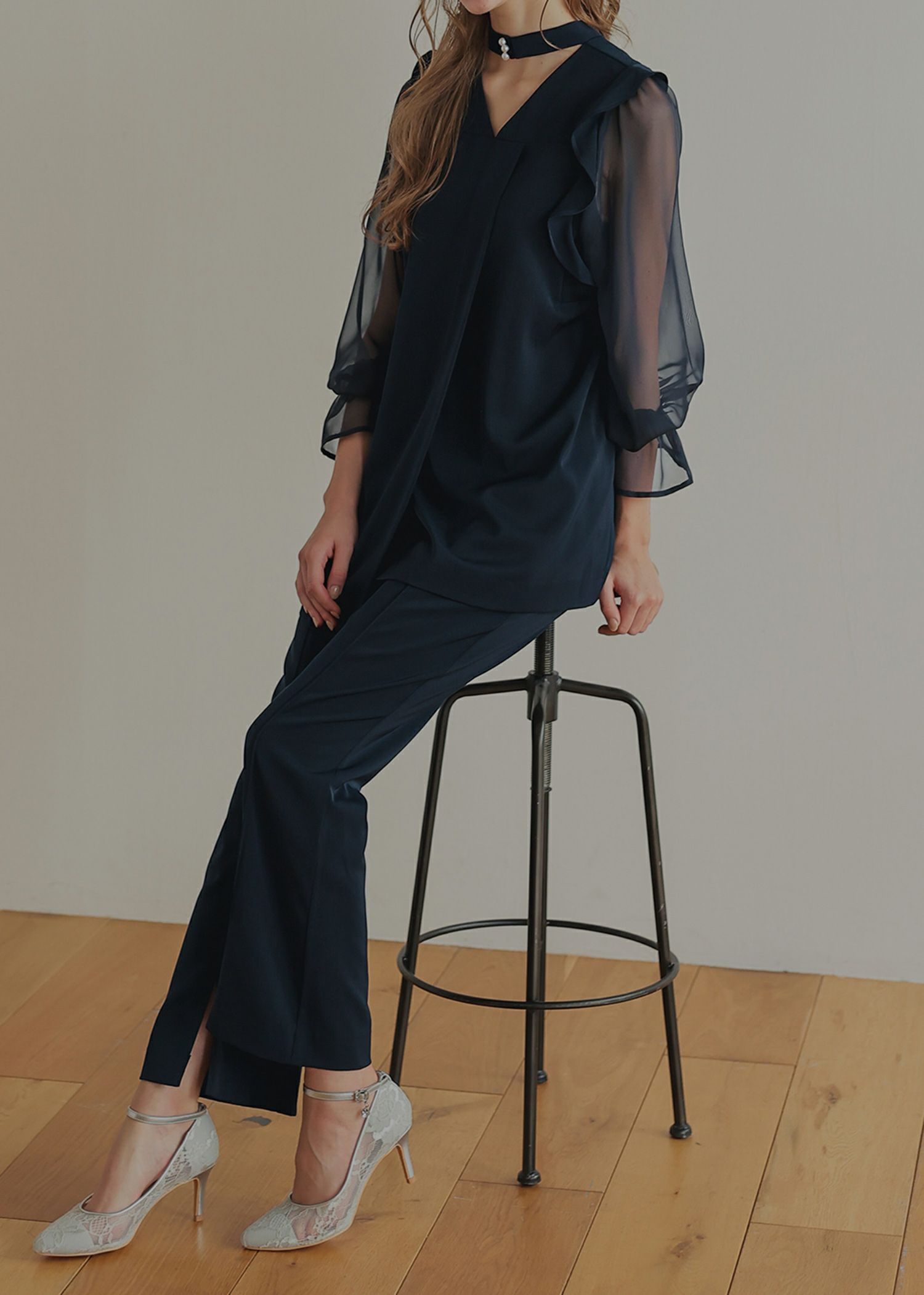 2wayブラウスセットアップのドレス|Dorry Doll / LE 